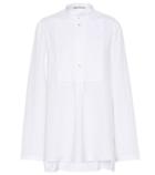 Miu Miu Lysanne Cotton-piqué Shirt