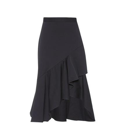 Peter Pilotto Ruffled Cotton Skirt
