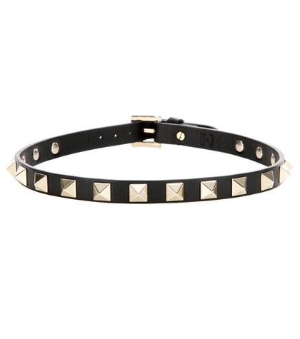 Stouls Valentino Garavani Rockstud Leather Choker