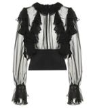 Dolce & Gabbana Stretch Silk Blouse