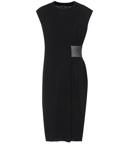 Saint Laurent Wool And Silk Dress