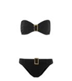 Lisa Marie Fernandez Buckle Bandeau Bikini
