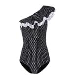 Lisa Marie Fernandez Arden Polka-dot Swimsuit