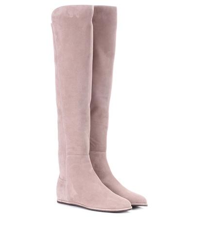 Stuart Weitzman Allday Skimmer Suede Boots