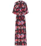 Kenzo Printed Silk Shirt Dress