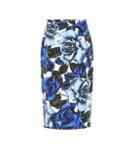 Prada Floral Cotton-poplin Skirt