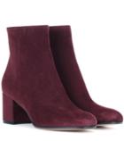 Gianvito Rossi Margaux Mid Ankle Suede Boots