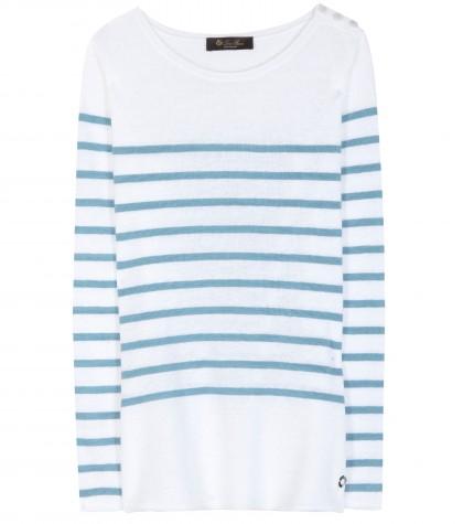 Loro Piana Barchetta Linen Sweater