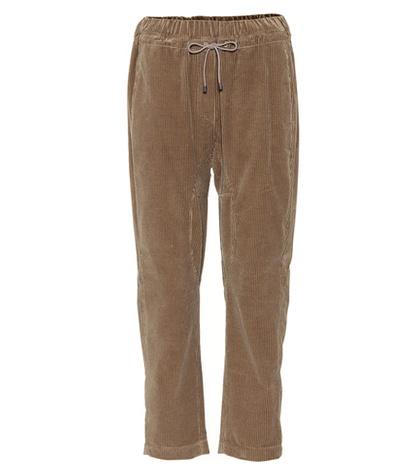 Brunello Cucinelli Cotton Corduroy Drawstring Pants