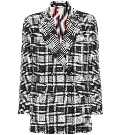 Stella Mccartney Checked Tweed Blazer