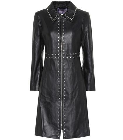 Alexachung Embellished Leather Coat