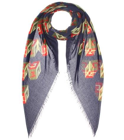 Gucci Printed Silk-blend Scarf