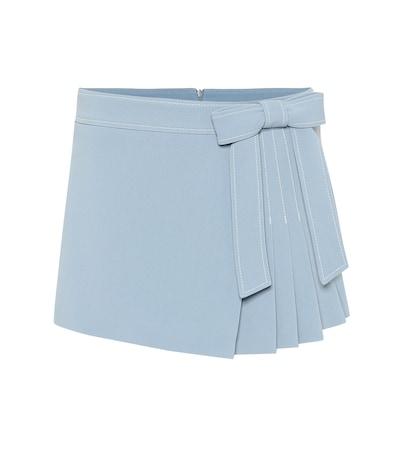 Redvalentino Stretch Cady Crêpe Shorts