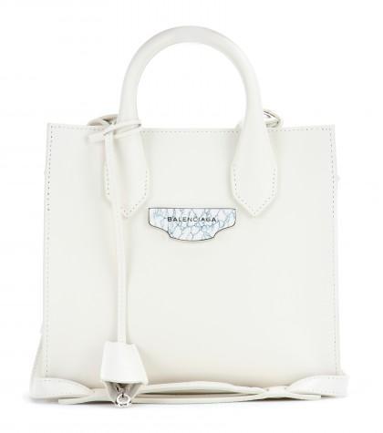 Balenciaga Padlock Nude Mini All Afternoon Leather Tote