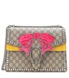Gucci Dionysus Gg Supreme Medium Embellished Shoulder Bag