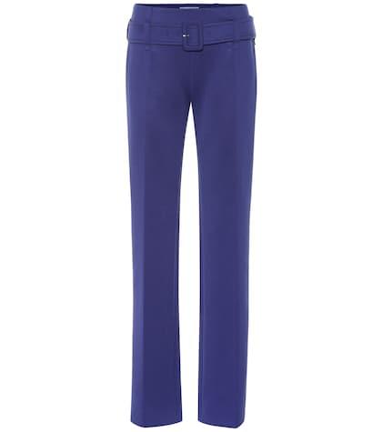 Prada Belted Technical Jersey Pants