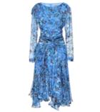 Preen By Thornton Bregazzi Kelsey Silk-blend Devore Dress