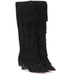 Vetements Shake 85 Suede Fringe Boots