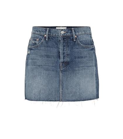 Mother The Vagabond Denim Miniskirt