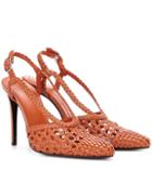 Sanayi 313 Braided Leather Pumps