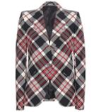 Alexander Mcqueen Check Wool Blazer