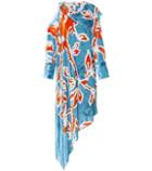 Peter Pilotto Printed Velvet Dress