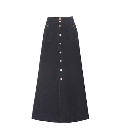 See By Chlo Corduroy Cotton Maxi Skirt