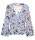 Etro Printed Wrap-front Top