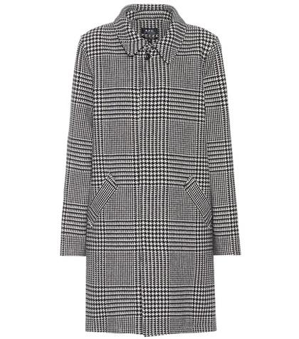 A.p.c. Soho Houndstooth Wool-blend Coat