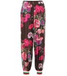 Gucci Floral-printed Silk Track Pants