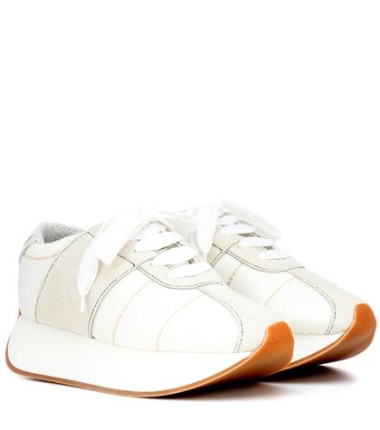 Marni Big Foot Suede Sneakers