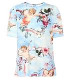 Tory Sport Printed Silk Top