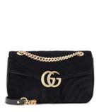 Gucci Gg Marmont Small Velvet Shoulder Bag