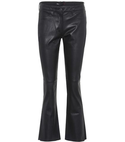 3x1 Cropped Leather Trousers