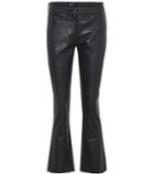 3x1 Cropped Leather Trousers