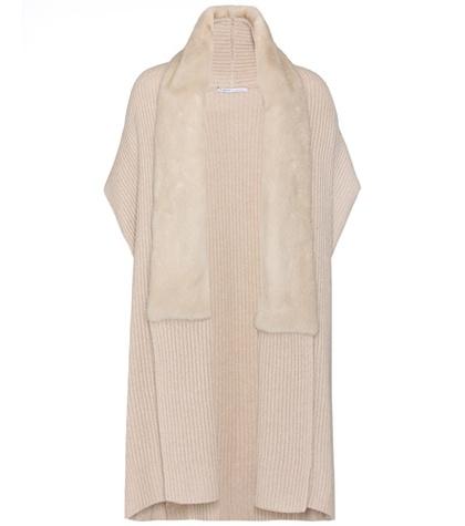 Agnona Cashmere And Mink Fur Cardigan
