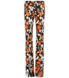 Prada Floral Jersey Mid-rise Pants
