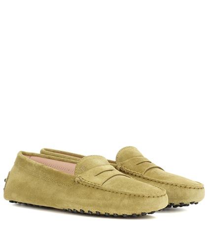Tod's Gommini Suede Moccasins