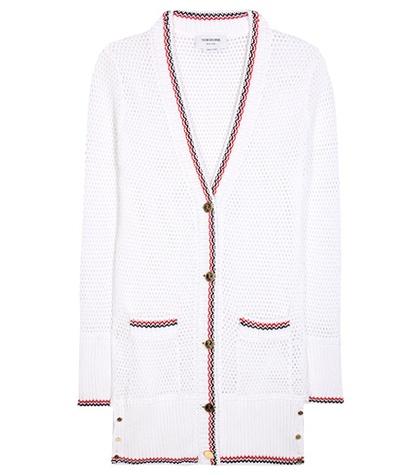 Thom Browne Knitted Cotton Cardigan