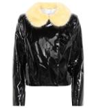 Valentino Betsy Faux Fur-trimmed Jacket