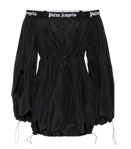 Palm Angels Off-the-shoulder Minidress