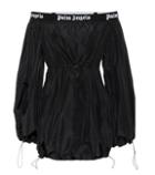 Palm Angels Off-the-shoulder Minidress