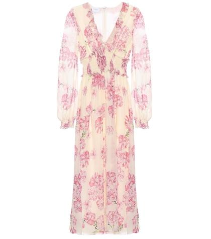 Giambattista Valli Printed Silk Midi Dress
