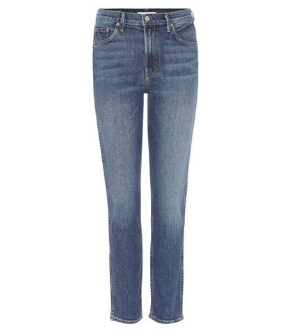 Grlfrnd Naomi High-rise Cropped Straight Jeans