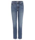Grlfrnd Naomi High-rise Cropped Straight Jeans