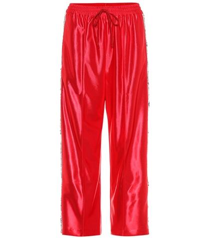 Gucci Sequin-embellished Jersey Trackpants