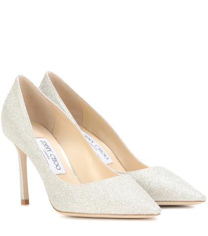 Miu Miu Romy 85 Glitter Pumps