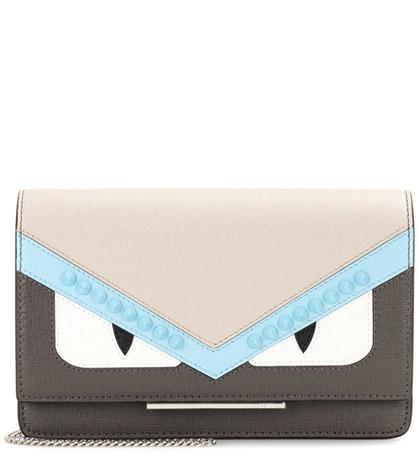 Fendi Monster Leather Chain Bag