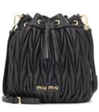 Maryam Nassir Zadeh Matelassé Leather Bucket Bag