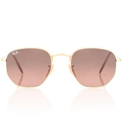 Stella Mccartney Rb3548n Hexagonal Flat Sunglasses